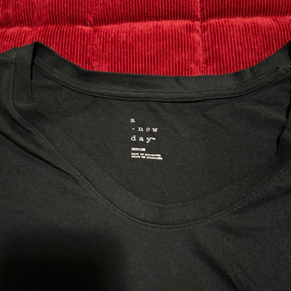 A New Day Men's Classic Black Tee